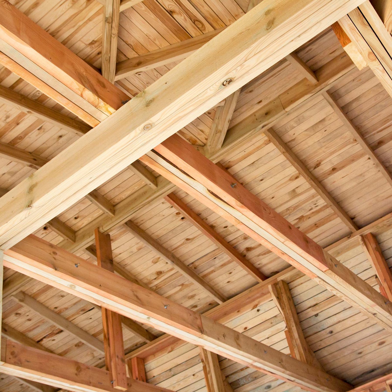 Charpente lamellé-collé